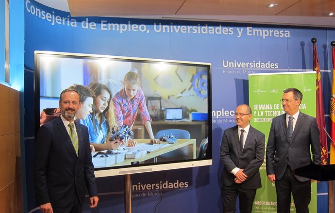 Celdrán (izq) y González (dha) en la presentación de la Semana