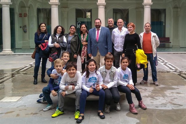 Alumnos de Güéjar Sierra participantes en el programa Water Explorer