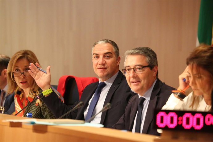 Bendodo y Salado PP pleno de la Diputacion de málaga octubre 2018 