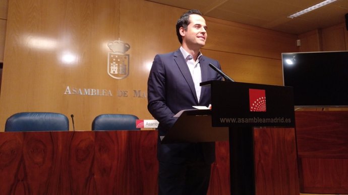 El portavoz de Cs en Asamblea de Madrid, Ignacio Aguado