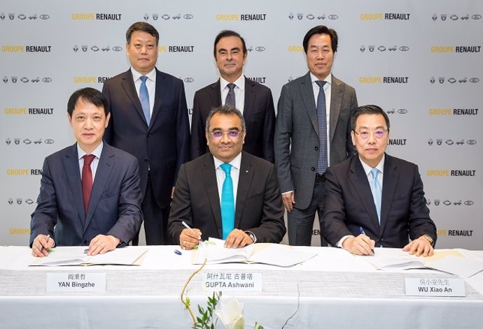 Firma de un acuerdo de cooperación estratégica entre Renault y Brilliance