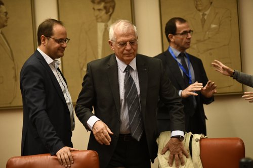 Comparecencia del ministro de Exteriores, Josep Borrell, en el Congreso