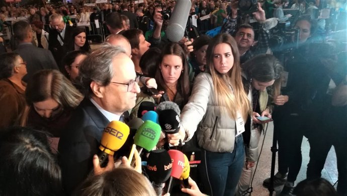 El president de la Generalitat, Quim Torra