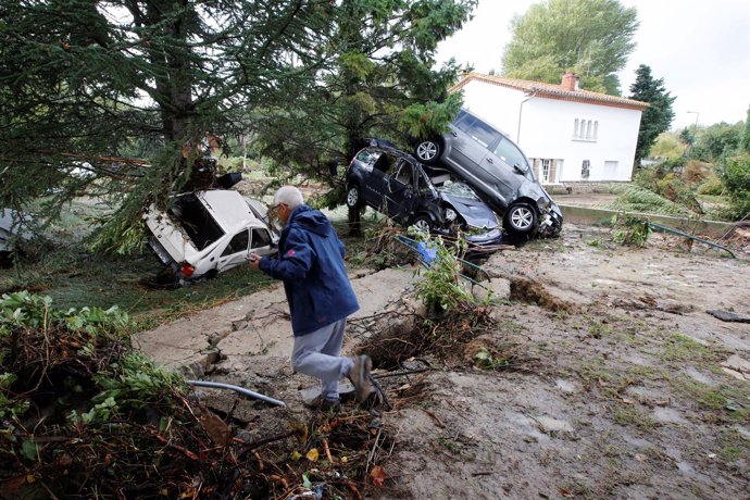 Inundaciones en la región de Aude (Francia)