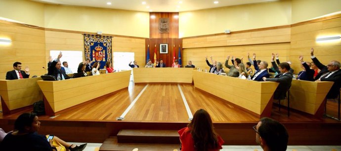 Pleno municipal en Las Rozas
