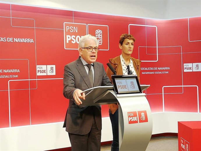 Jesús Mari Fernández y María Chivite.