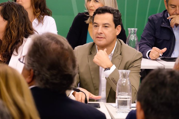 El presidente del PP-A, Juanma Moreno, en una imagen de archivo.