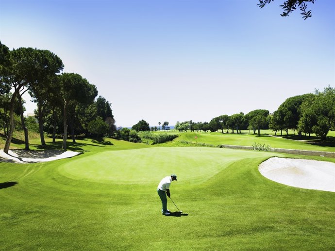 Un campo de golf de la Costa del Sol