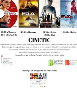 Cartel películas Fundación Bit: Ciclo de cine y tecnología