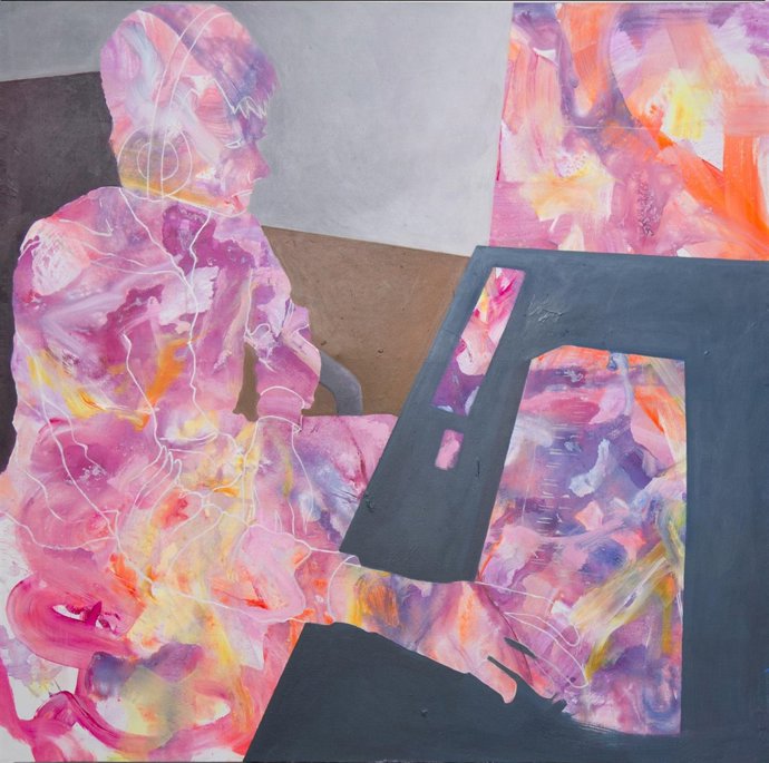 Cuadro de la exposición 'Ghost people' 