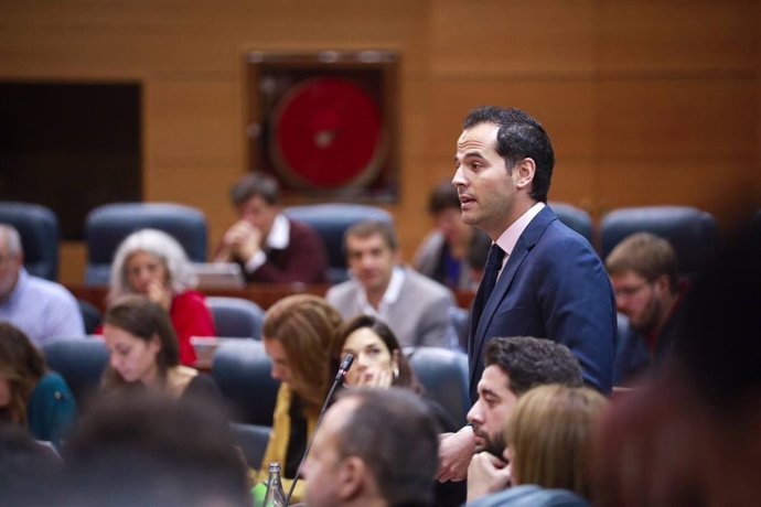 El portavoz de Ciudadanos en la Asamblea de Madrid, Ignacio Aguado