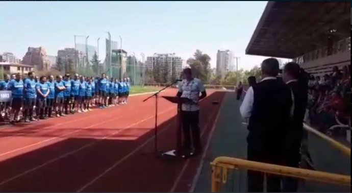 Ceremonia en Escuela Militar donde se rindió homenaje a Miguel Krassnof