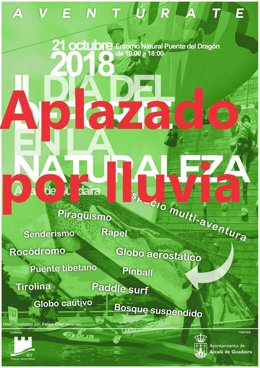 Cartel de la II Jornada del Deporte en la Naturaleza de Alcalá de Guadaíra