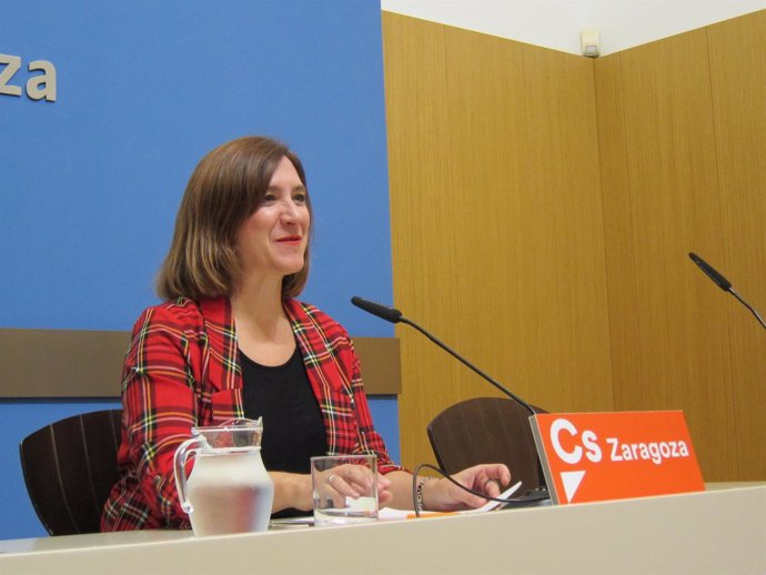 La portavoz del Cs en el Ayuntamiento de Zaragoza, Sara Fernández