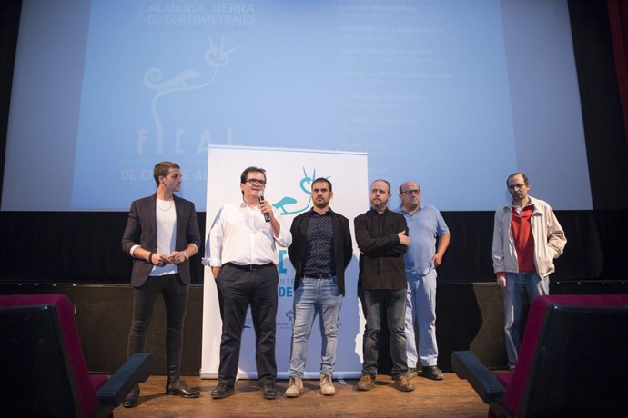 El diputado de Cultura, durante la presentación del nuevo ciclo de proyecciones.