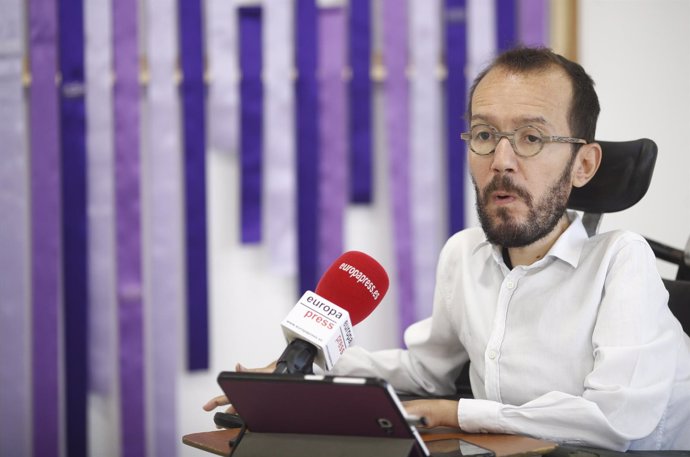 Entrevista de Europa Press a al secretario de Organización de Podemos y secretar