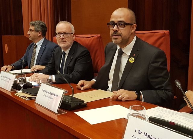 Comparecencia del conseller Miquel Buch