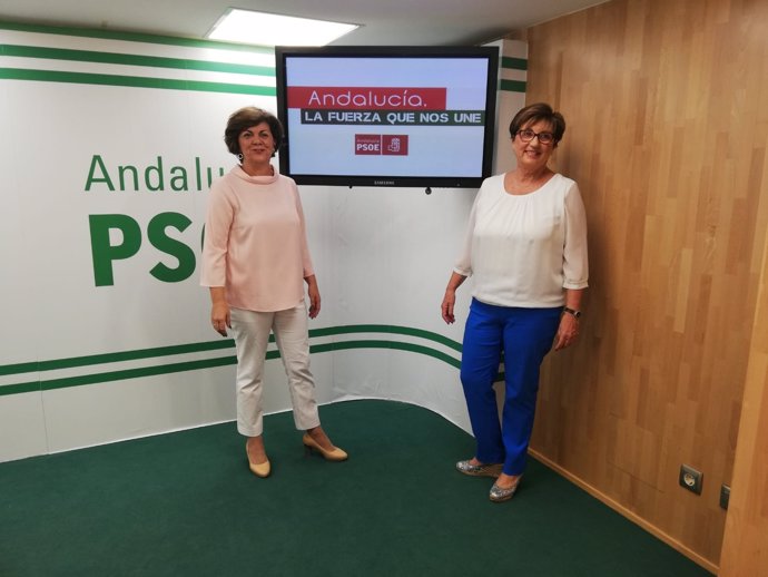 Fuensanta Lima y Marisa Bustinduy en rueda de prensa sobre los PGE 2019