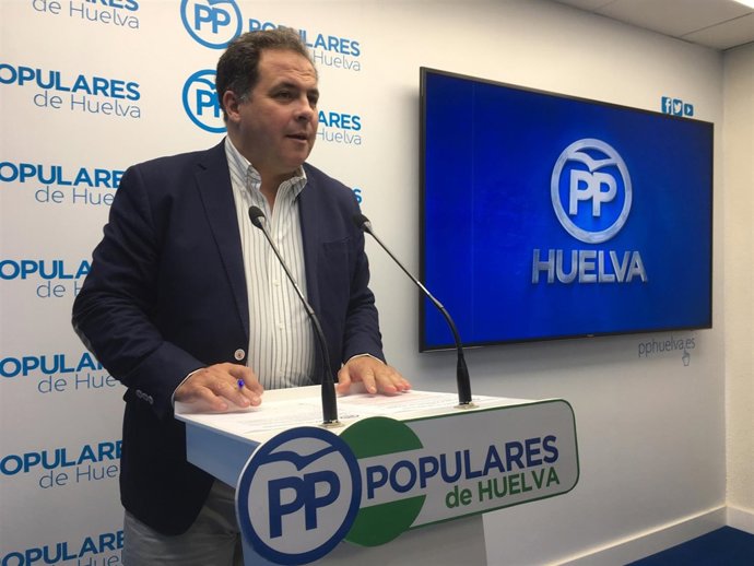 Juan Carlos Duarte, en rueda de prensa. 