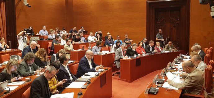 Compareixença del conseller Miquel Buch en la Comissió d'Interior del Parlament
