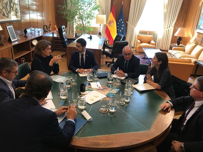 Reunió de la ministra T.Ribera i el conseller D.Calvet