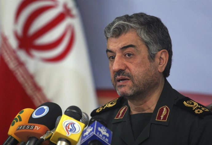 Mohammad Ali Jafari, comandante de la Guardia Revolucionaria iraní