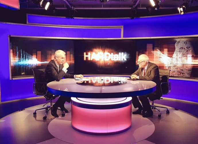 El conseller Ernest Maragall entrevistat a la BBC