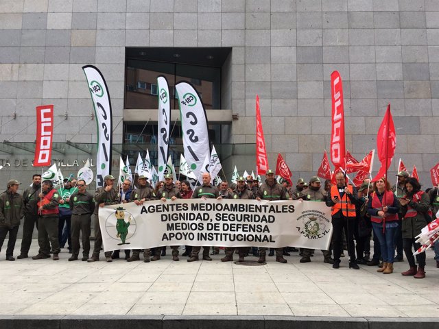 Valladolid.- Concentración de agentes medioambientales hoy en Valladolid