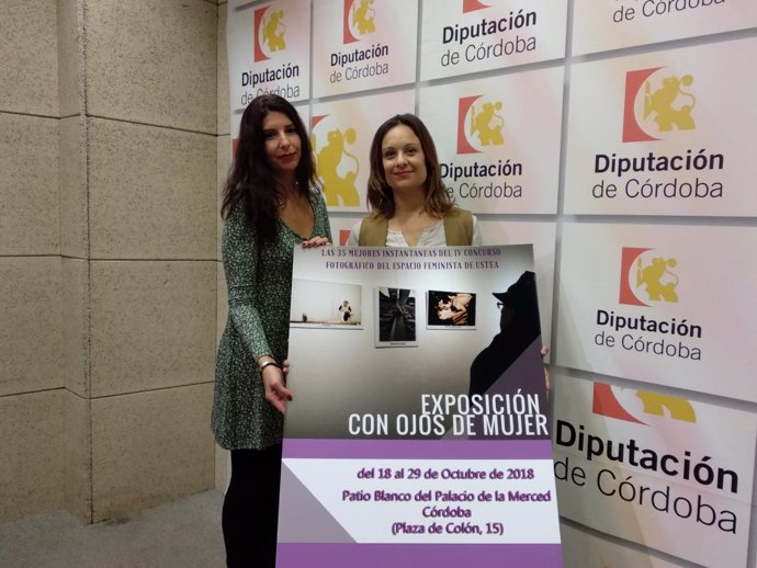 Guijarro (dcha.) y Hurtado, en la presentación de 'Con ojos de mujer'