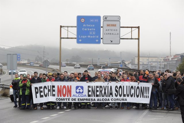 Cierre de las plantas de Alcoa en Avilés y A Coruña
