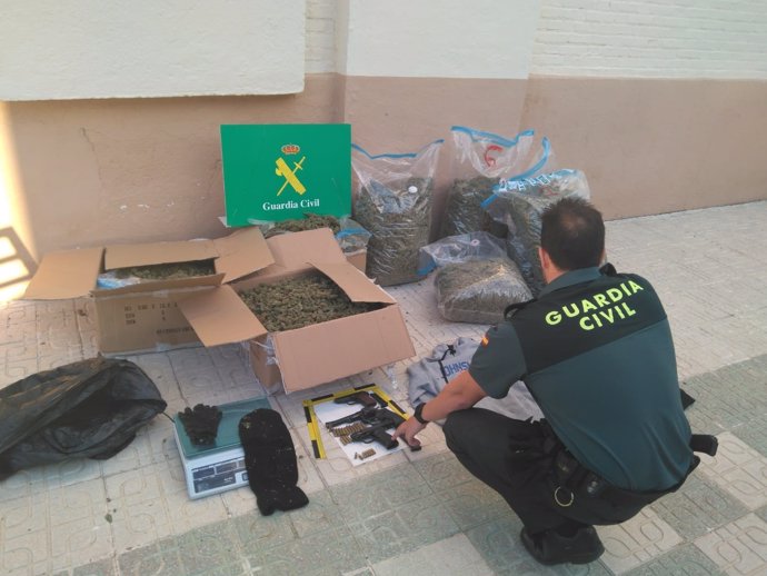 Marihuana intervenida en una operación en Granada