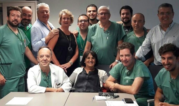 Equipo de Urología del Hospital San Cecilio