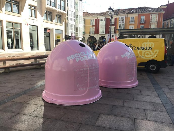 Contenedores instalados en Burgos