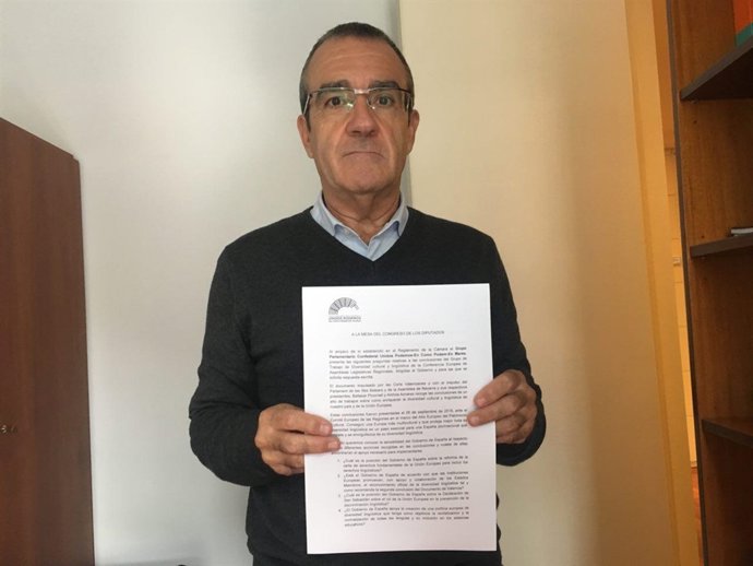 El diputado de Podemos Juan Pedro Yllanes