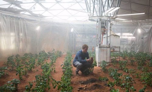 Matt Damon en The Martian