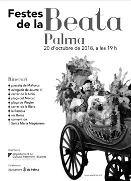 Cartel Festes de la Beata de Palma 2018