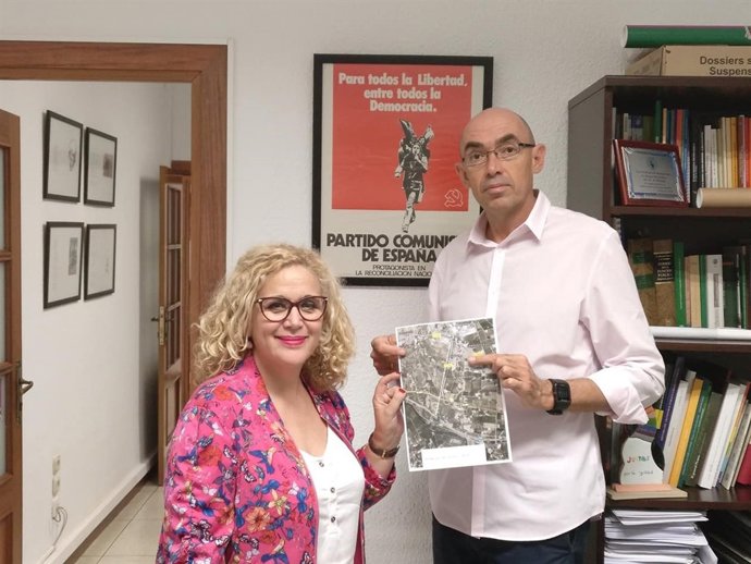 Reme ramos y eduardo zorrilla IU MÁLAGA PARA LA GENTE