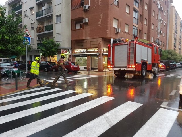 Bomberos actúan en una localidad valenciana