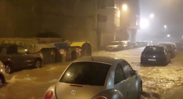 Inundaciones por la gota fría en Benicarlo, Comunidad Valenciana