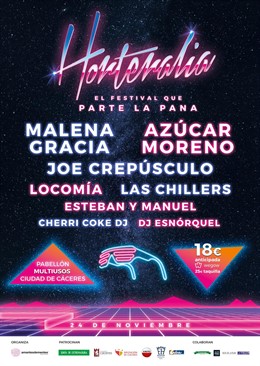 Cartel del IX Horteralia de Cáceres