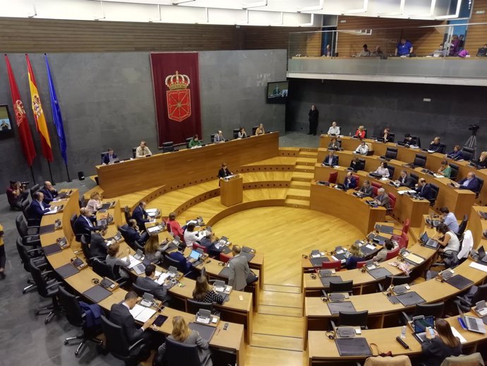Debate sobre el Estado de la Comunidad en el Parlamento de Navarra.
