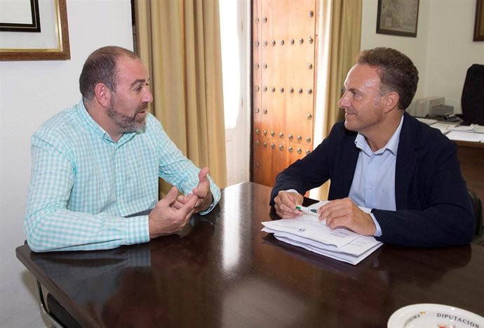 Jesús Solís y el alcalde de El Puerto