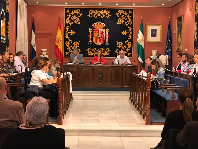 Pleno en el Ayuntamiento de Alcalá, donde se han aprobado las modificaciones.