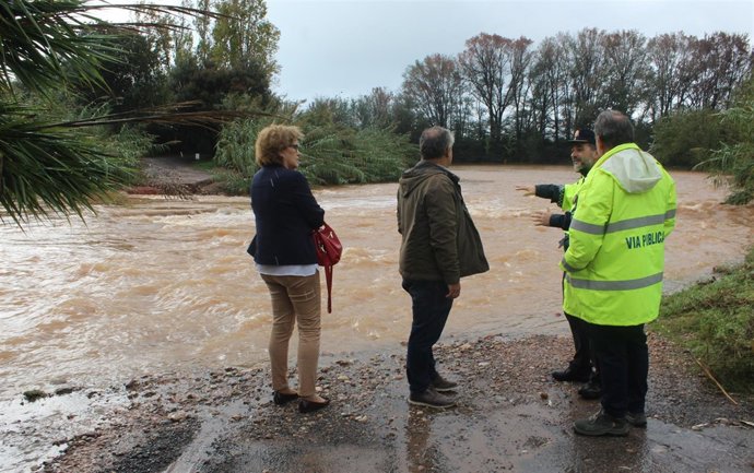 LA ALCALDESA SUPERVISA LAS ZONAS AFECTADAS