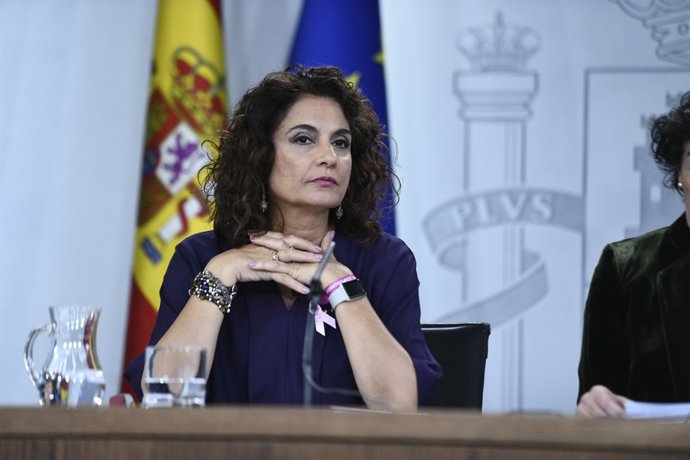 La ministra d'Hisenda, María Jesús Montero
