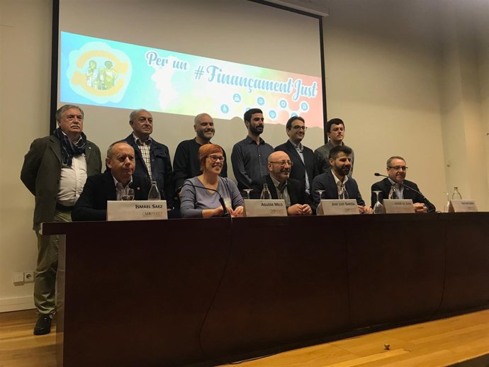 Acto de la Plataforma per un Finançament Just y per un Bon Finançament