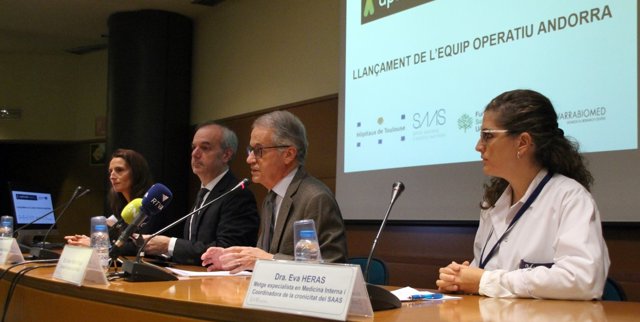 Presentación del proyecto sanitario Aptitude en Andorra