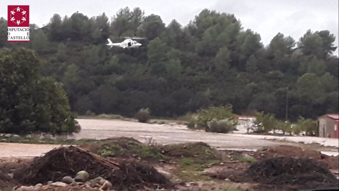 Rescate en helicóptero en La Montalba