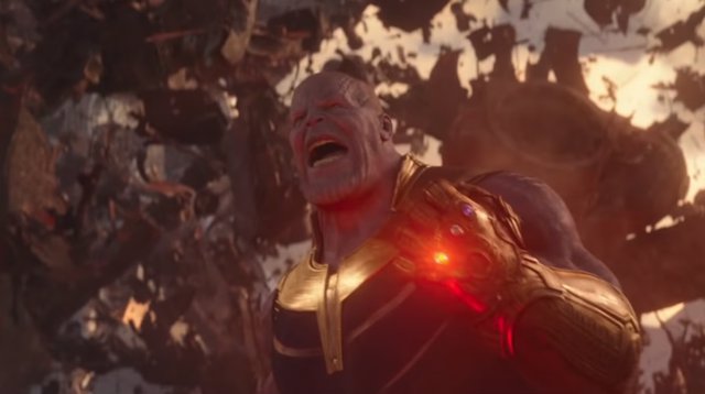 Thanos en Vengadores: Infinity War