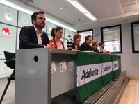 Alberto Garzón (IU) expresa su apoyo a 'Adelante Andalucía' y se compromete a "volcarse" en su campaña